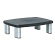 3M Monitor Stand for CRT & LCD - Up to 80lb - Up to 21" CRT - Silver, Black