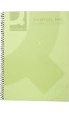 31RppfGQaZL. SL160  Q Connect Poly Spiral A4 Bk Trans Green