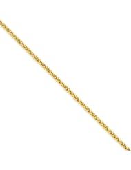 14k 1.9mm Round Wheat Chain, Best Quality Free Gift Box Satisfaction Guaranteed