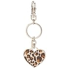 LeSportsac Cheetah Heart Charm & Key Fob