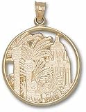 Stanford Cardinal "Hoover Tower" Pendant - 14KT Gold Jewelry