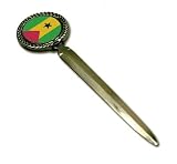 Sao Tome And Principe Flag Letter Opener