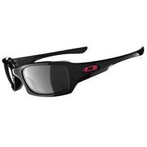 Click to buy Boston Red Sox Logo Merchandise: Oakley Black Fives Squared Sunglasses from Amazon!