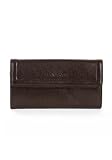 Brown Lizard Continental Embossed Tri-Fold Wallet: Brown Wallet