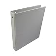 Wilson Jones Basic Round Ring Binder, 1 Inch Capacity, 8.5 x 11 Inches, Gray (W368-14NM)