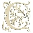 Monogram Embroidered Guest Towel - C - 1 Hand Towel