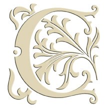 Monogram Embroidered Guest Towel - C - 1 Hand Towel