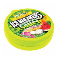 Ice Breakers Mint Sugar Free Fruit Sours, Original Sours - 1.5 Oz Tin, 8 Case by HERSHEY CHOCOLATES.