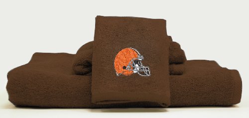 Cleveland Browns NFL 3 PC Embroidered Bath Towel Set