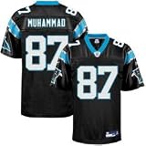 Reebok NFL Equipment Carolina Panthers #87 Muhsin Muhammad Black Replica Jersey
