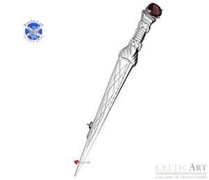 Celtic Art Sterling Silver Kilt Pin (KP015SQ)