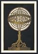 Art Poster Metal Framed Print - Zodiak - Artist: Marie Krane- Poster Size: 26 X 18