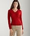 Charter Club Long-Sleeve V-Neck Cable-Knit Sweater