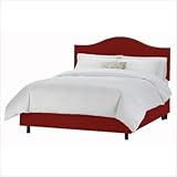 IMAGE OF Nail Button Arc Bed in Premier Red Size: Twin