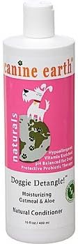 Canine Earth Doggie Detangle! Moisturizing Oatmeal & Aloe Conditioner - 16 oz