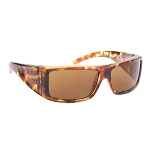 Spy Oasis Sunglasses Brown Stripe Tort/Bronze Polarized Lens