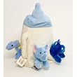 Plush Blue Baby Bottle House