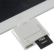 iPad/iPad2/iPad3 新しいiPad the new iPad 用 2in1 コネクションキット (SDカードリーダー/USBポート)   USBキーボードの外部接続も可能に♪　最新iOS5.1.1も対応【日本語説明書付き】