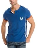 Armani Exchange - Armani Exchange Logo Split Neck Crew