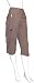 Damen Nordic-Walking 3/4-Wanderhose, erde,