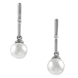 Sterling Silver Freshwater Pearl Dangling Earrings