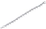 Solid Sterling Silver Wolves Bracelet