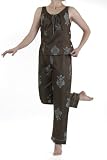 Chocolate Chandelier Corset Set Luxe by Bedhead - Women's, 100% Fine Cotton