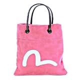 Evisu - Evisu pink suede bag