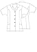 Adar Universal Scrubs for Women - Lapel Collar Scrub Top