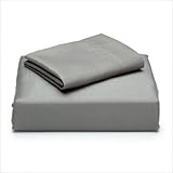 Perry Ellis Twin Extra Long Microfiber Sheet Set, Charcoal