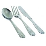 Kitchen - Amefa Monogram Premium Cane Polished Cutlery Set Stainless Steel 16 Piece