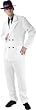 Adult White Gangster Costume (Size:X-small 34-36)