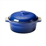 Le Creuset 4 Quart Stoneware Casserole, Cobalt