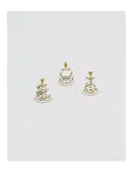 Wedding Cake Bead In 92.5 Sterling Silver