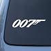 007 - JAMES BOND - Vinyl Car Decal Sticker #1763 | Vinyl Color: White
