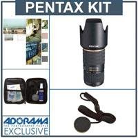 Pentax SMCP-DA 50-135mm f/2.8 ED (IF) SDM AF Lens Kit, with Tiffen 67mm Photo Essentials Filter Kit, Lens Cap Leash, Professional Lens Cleaning Kit,
