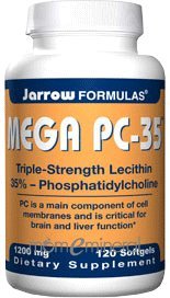Mega PC-35 (Lecithin) 1200 mg 120 gel by Jarrow Formulas