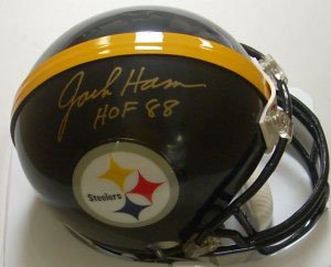 Jack Ham Signed Steelers Mini Helmet - HOF 88
