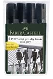 Review Faber-Castell  / Pitt Artist's Big Brush 4pc Pen Set Cold Greys - New