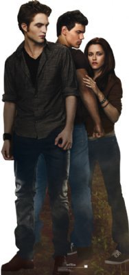 Edward, Jacob & Bella -- Love Triangle (The Twilight Saga: New Moon) Life-Size Standup Poster