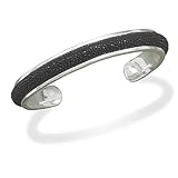 Black Stingray Men's Cuff Bracelet
