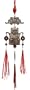 Unique Happy New Year Gift - 14" Lucky Cat Feng Shui Bell Chimes Hanger w/ Prosperity Symbol