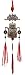 Unique Happy New Year Gift - 14" Lucky Cat Feng Shui Bell Chimes Hanger w/ Prosperity Symbol