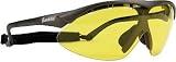 TeamExpress - Franklin Flip-Up Sport Shield 3-Lens Sunglasses