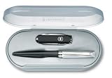 VICTORINOX(ビクトリノックス)クラシック＆ボールペンセット　ブラック(4.4323.3)の画像