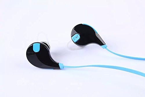JIESLINK® Bluetooth Wireless Sport Noise Cancelling Headphones for iPhone 6, 6 Plus, 5 5c 5s 4 and Android, Blue/Black