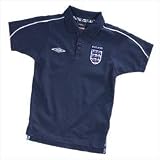 Umbro England Junior Polo Shirt Navy 11-12 (LB)