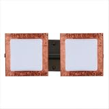 14 Vanity Light Finish: Bronze, Glass Shade: Opal-Gold Foil