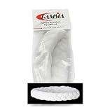 Gamma Jumbo Braided Flat Headband - White
