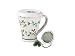 Pfaltzgraff Winterberry Covered Mug with Tea Diffuser